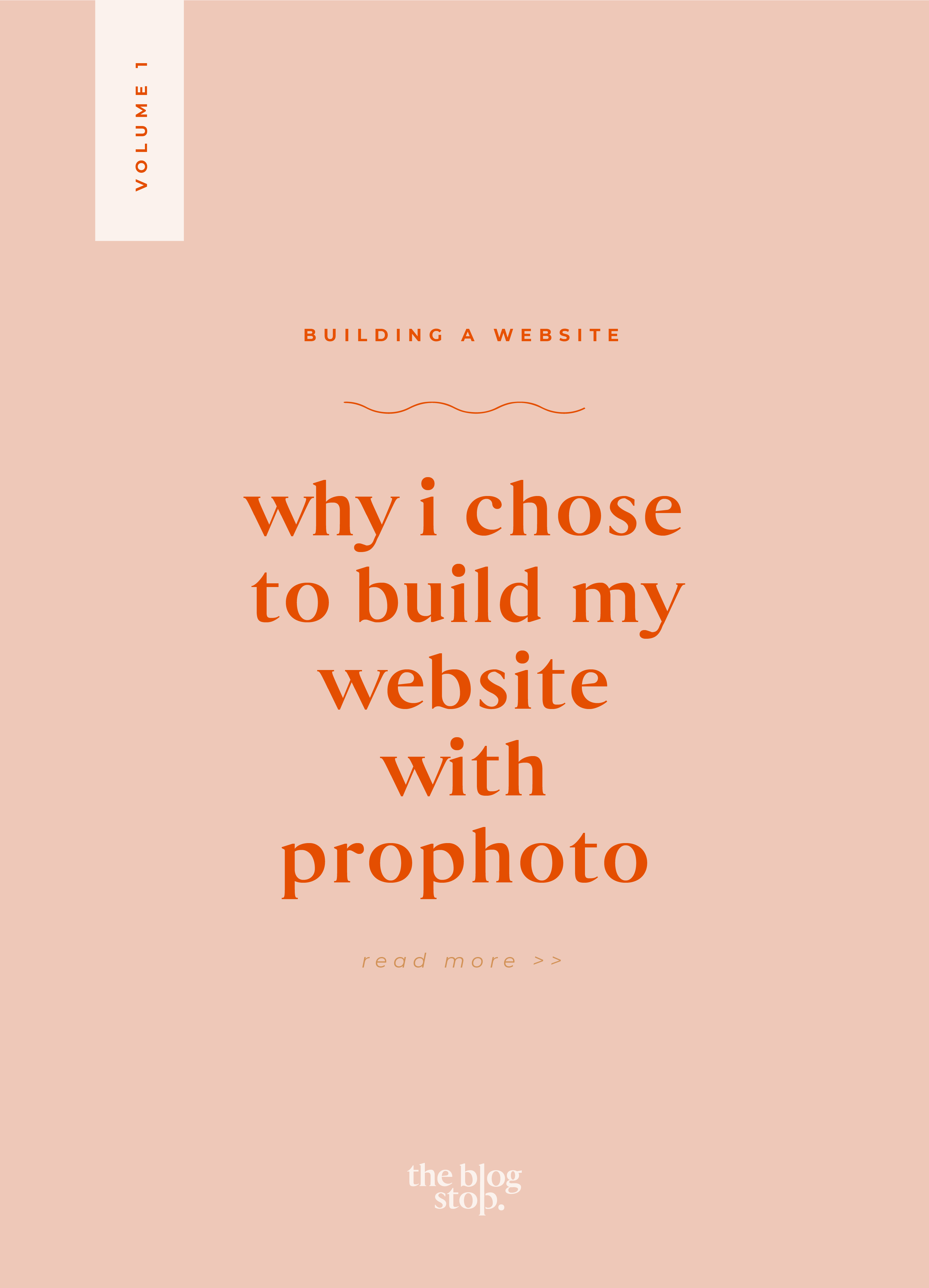 Why I chose to build my website with ProPhoto - there are so many website platforms out there. On the blog, I'm sharing my favorite website platform and why it's so great. DIY website, building a website, designing a website, ProPhoto website, The Blog Stop, Ariel Garcia