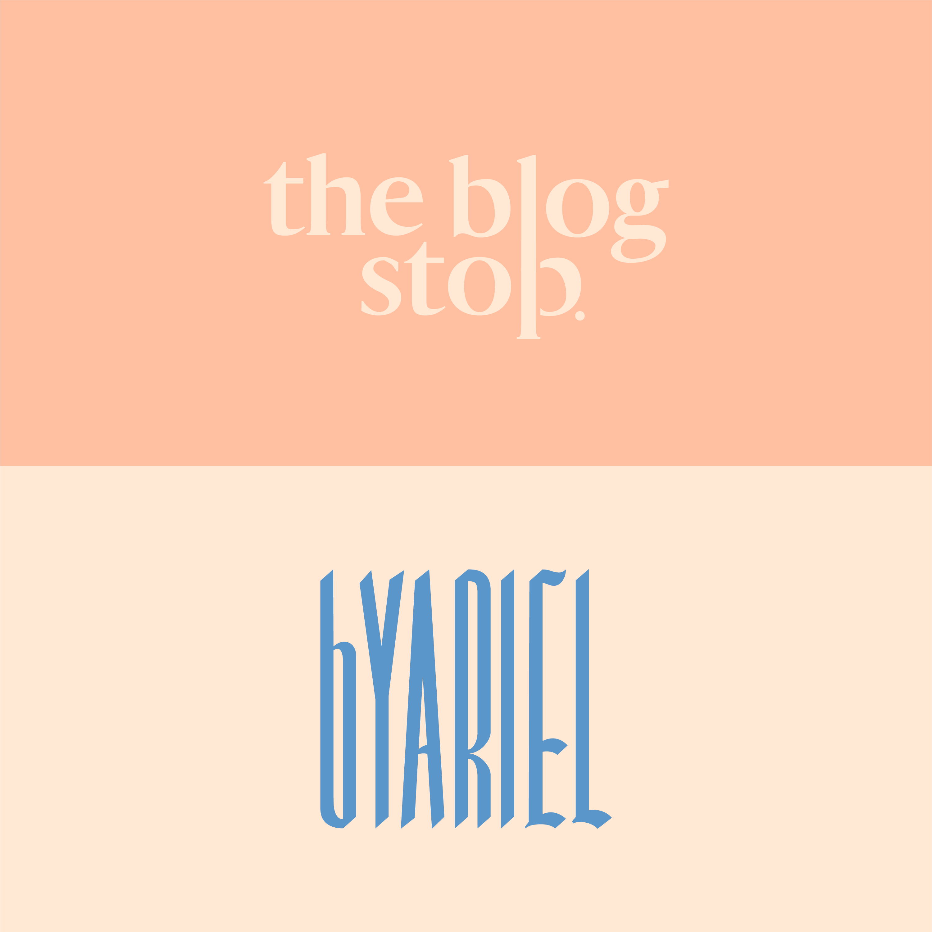 Branding your own creative business, how to brand your own creative business, The Blog Stop rebrand, ByAriel rebrand